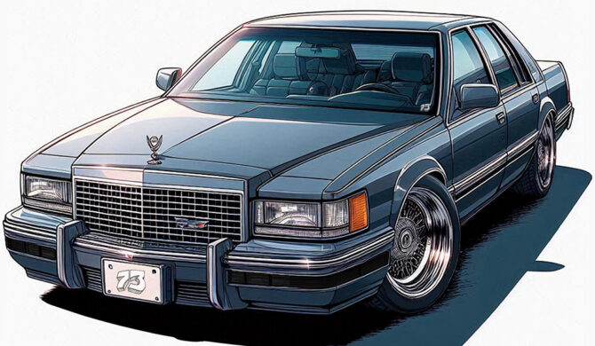 Cadillac DeVille Artwork by Sebastian Motsch