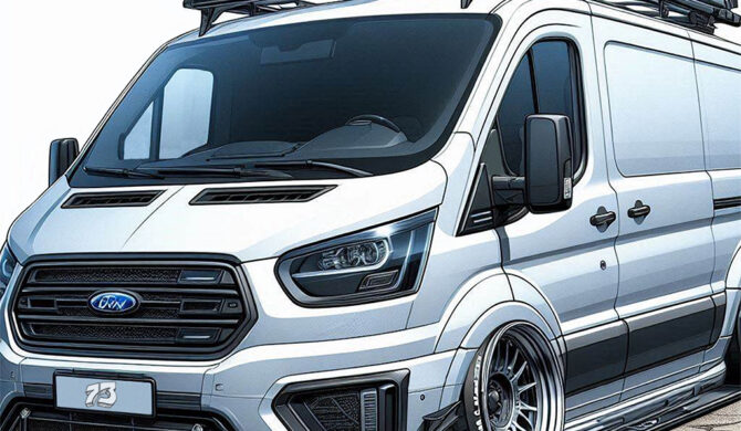 Ford Transit M-Sport Artwork by Sebastian Motsch